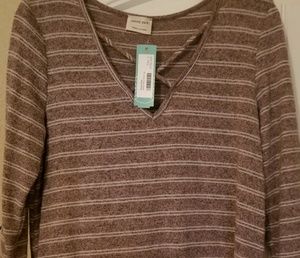 Emory Park Dulce Hacci Knit Top
